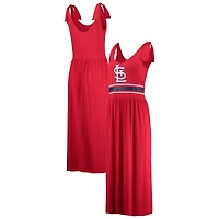 Robe longue rouge G-III 4Her par Carl Banks pour femme, motif « Game Over » des Cardinals de Saint-Louis