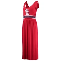 Robe longue pour femme G-III 4Her by Carl Banks Red St. Louis Cardinals Game Over