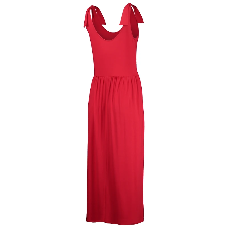 Robe longue rouge G-III 4Her par Carl Banks pour femme, motif « Game Over » des Cardinals de Saint-Louis