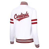 Women's G-III 4Her by Carl Banks White St. Louis Cardinals Pre-Game - Full-Zip Track Jacket