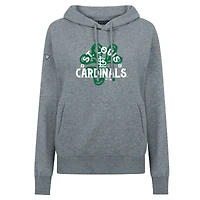 Sweat à capuche gris St. Louis Cardinals Adorn Shamrock pour femme de Levelwear