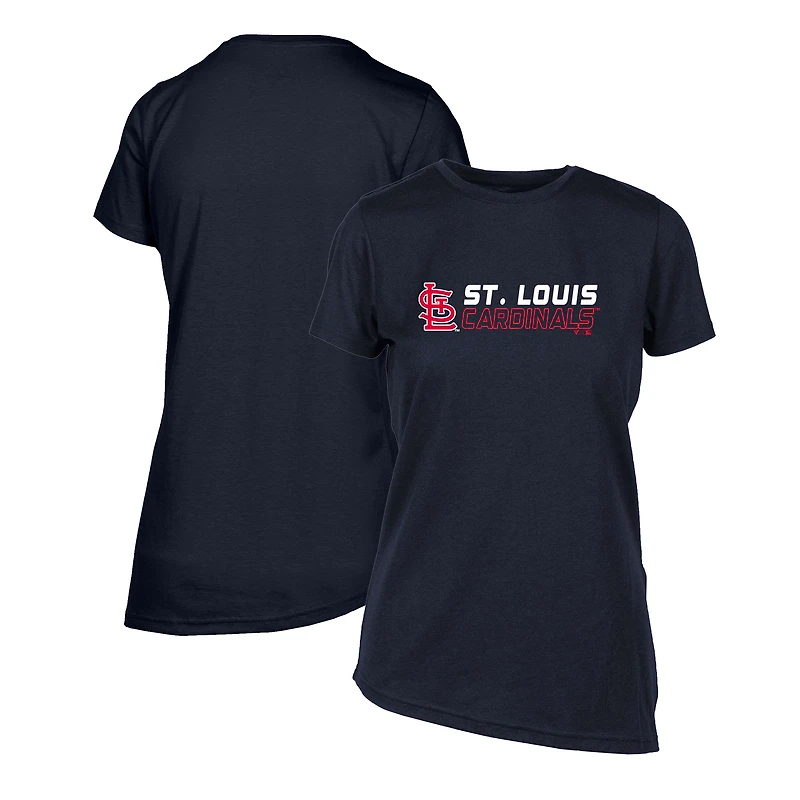 Women's Levelwear  Navy St. Louis Cardinals Birch Chase T-Shirt