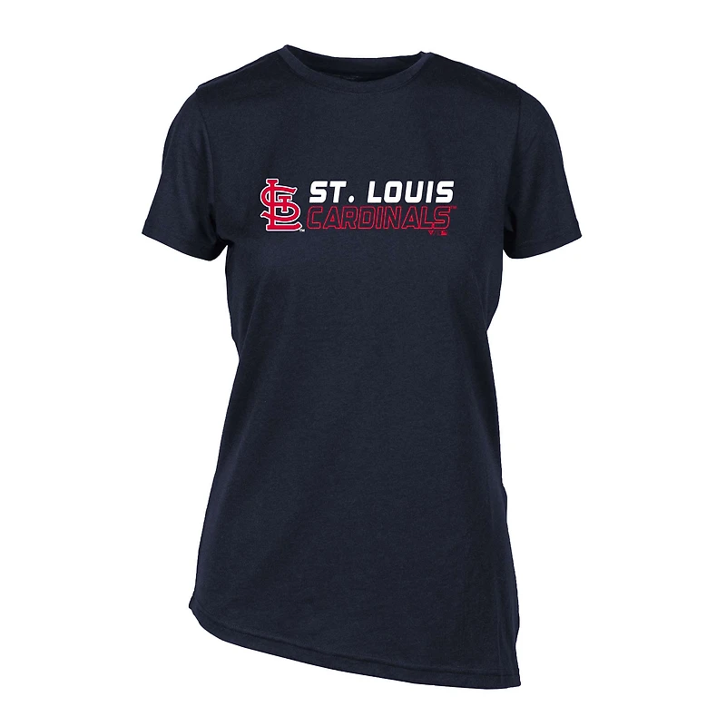 Women's Levelwear  Navy St. Louis Cardinals Birch Chase T-Shirt