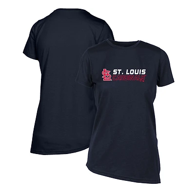 Women's Levelwear  Navy St. Louis Cardinals Birch Chase T-Shirt