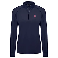 Haut à glissière quart de tour Kinetic Insignia 2.0 bleu marine pour femme Levelwear des Cardinals St. Louis