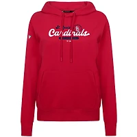 Women's Levelwear Red St. Louis Cardinals Accolade Adorn Monument Pullover Hoodie