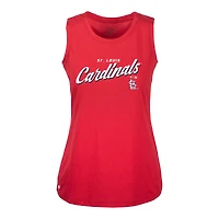 Women's Levelwear Red St. Louis Cardinals Accolade Macy Prospect Tank Top
