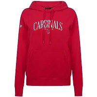 Sweat à capuche rouge St. Louis Cardinals Adorn Throwback Spellout pour femme Levelwear