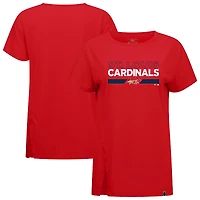 T-shirt rouge Levelwear City Connect Influx No Hitter pour femme des Cardinals de Saint-Louis