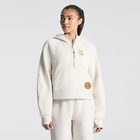 Women's lululemon Light Ivory St. Louis Cardinals Scuba Oversized Half-Zip Hoodie