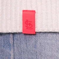 Women's Lusso Red/White St. Louis Cardinals Shyla Knit V-Neck Full-Zip Sweater