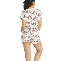 T-shirt Madge Dolman Tri-Blend Lusso White Cardinals de Saint-Louis pour femme