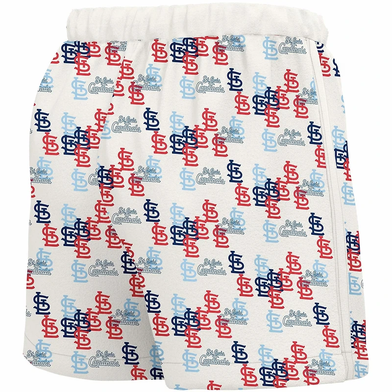 Short Marge des Cardinals de Saint-Louis Lusso blanc pour femme