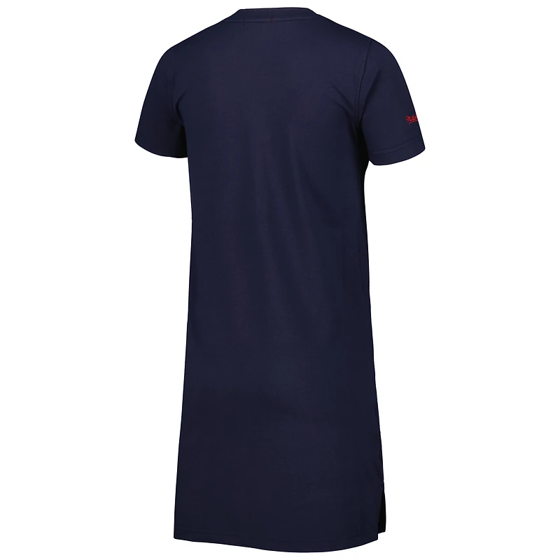 Women's Mitchell & Ness Navy St. Louis Cardinals Cooperstown Collection V-Neck Dress