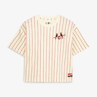Women's New Era  Cream St. Louis Cardinals Throwback Boxy T-Shirt
