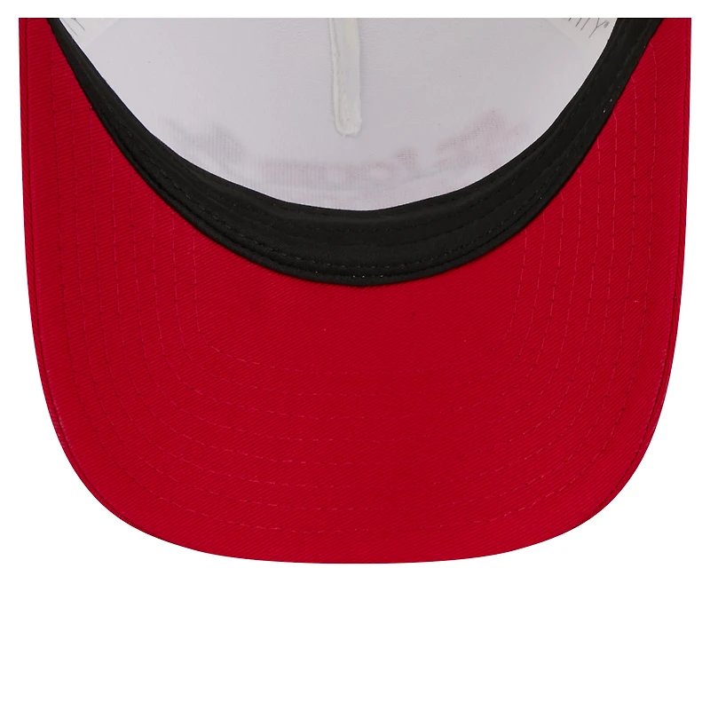 Casquette trucker ajustable New Era pour femme, beige clair/rouge, St. Louis Cardinals Retro 9FORTY M-Crown A-Frame