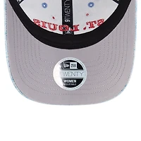 Women's New Era  Light Blue St. Louis Cardinals Daisy All Over 9TWENTY Adjustable Hat