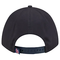 Women's New Era Navy St. Louis Cardinals Metallic A-Frame 9FORTY Adjustable Hat