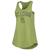 Débardeur olive New Era pour femmes des St. Louis Cardinals Armed Forces Day