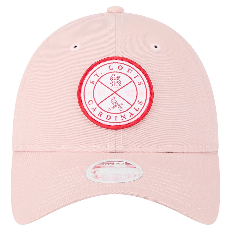 Women's New Era Pink St. Louis Cardinals Bloom 9TWENTY Adjustable Hat