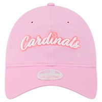 Casquette ajustable 9TWENTY rose New Era pour femme, motif St. Louis Cardinals, fête des mères