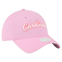 Casquette ajustable 9TWENTY rose New Era pour femme, motif St. Louis Cardinals, fête des mères