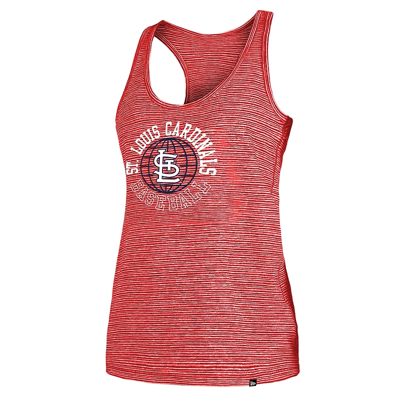 Women's New Era Red St. Louis Cardinals Active Racerback Tank Top