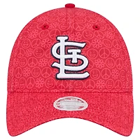 Casquette ajustable New Era rouge St. Louis Cardinals Don't Worry 9TWENTY pour femme