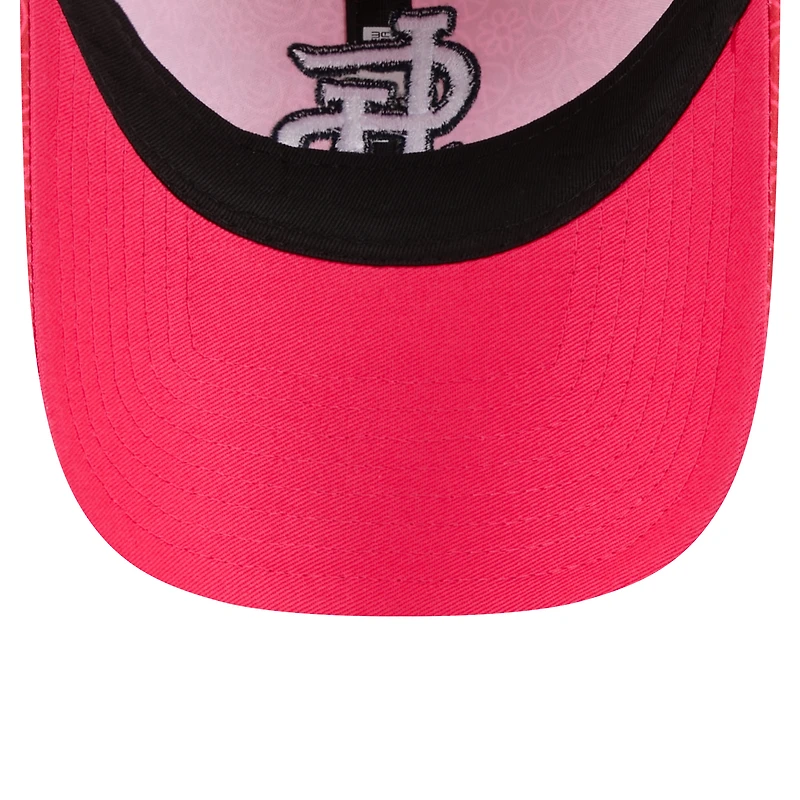 Casquette ajustable New Era rouge St. Louis Cardinals Don't Worry 9TWENTY pour femme