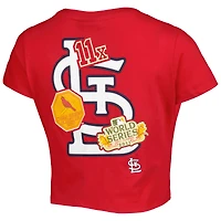Women's New Era Red St. Louis Cardinals Historic Champs T-Shirt