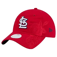 Casquette ajustable New Era Roses des Cardinals de Saint-Louis pour femmes (modèle 9TWENTY)
