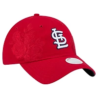Casquette ajustable New Era Roses des Cardinals de Saint-Louis pour femmes (modèle 9TWENTY)