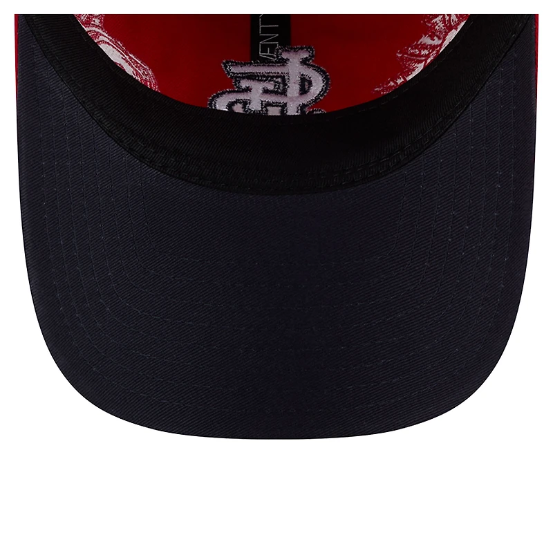 Casquette ajustable New Era Roses des Cardinals de Saint-Louis pour femmes (modèle 9TWENTY)