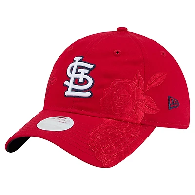 Casquette ajustable New Era Roses des Cardinals de Saint-Louis pour femmes (modèle 9TWENTY)