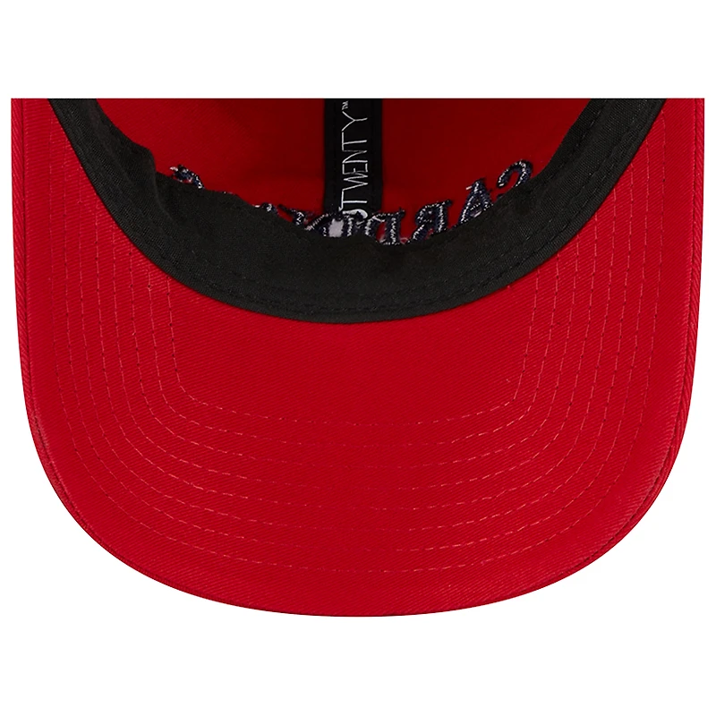 Casquette ajustable 9TWENTY rouge des Cardinals de Saint-Louis pour femme New Era