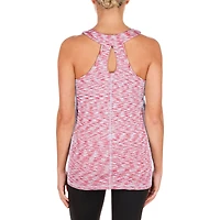 Women's New Era Red St. Louis Cardinals Space Dye Keyhole Back Tank Top