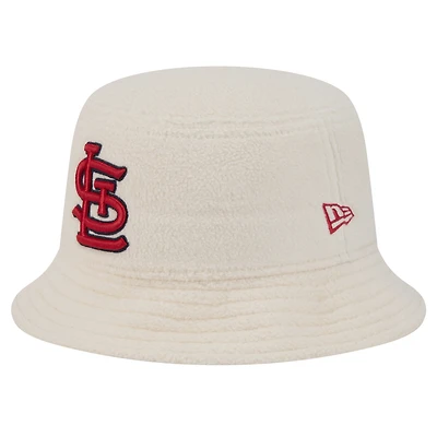 Chapeau bob confortable blanc St. Louis Cardinals New Era pour femme