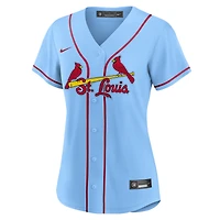 Maillot d'équipe Nike St. Louis Cardinals Alternate Replica bleu clair pour femme