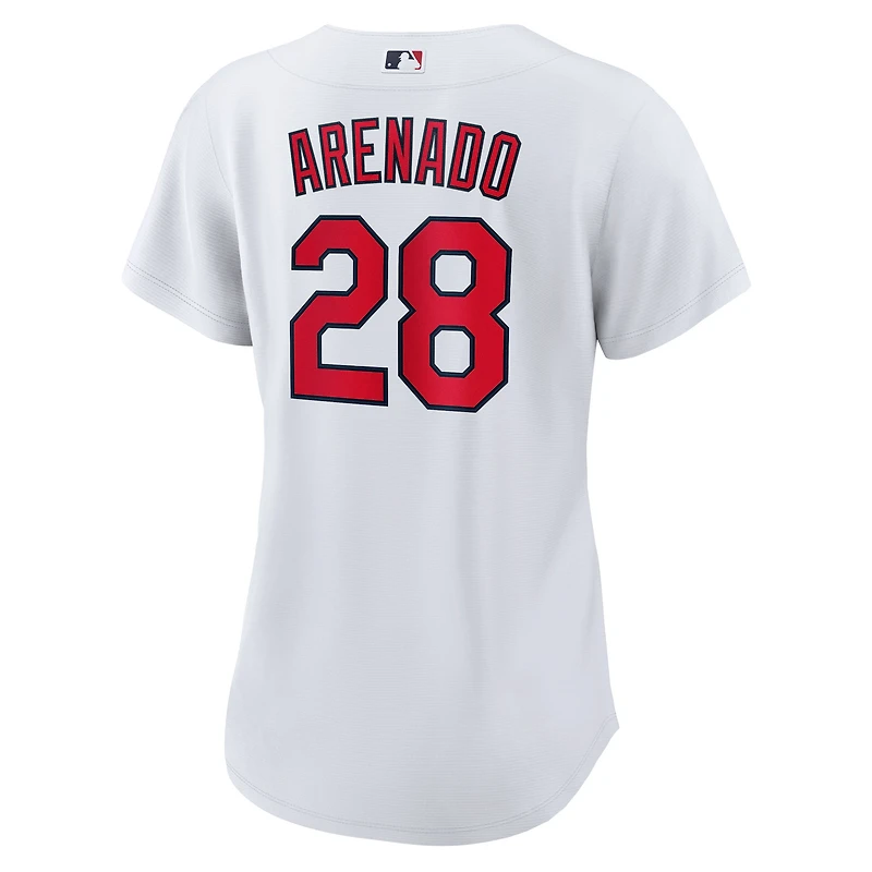 Women's Nike Nolan Arenado White St. Louis Cardinals Home Official Replica Player Jersey