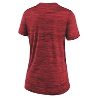 Women's Nike Red St. Louis Cardinals Authentic Collection City Connect Velocity Performance T-Shirt