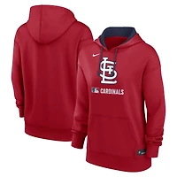 Women's Nike Red St. Louis Cardinals Authentic Collection Therma Hoodie