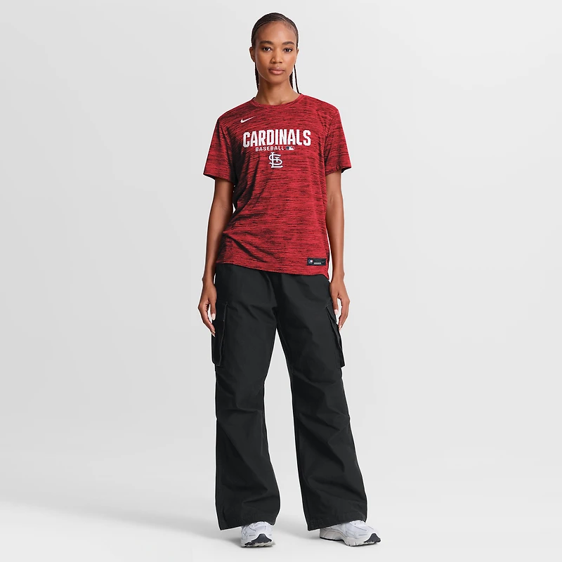 Women's Nike Red St. Louis Cardinals Authentic Collection Velocity Dri-FIT T-Shirt