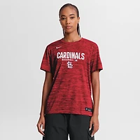 Women's Nike Red St. Louis Cardinals Authentic Collection Velocity Dri-FIT T-Shirt
