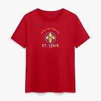 Women's Nike Red St. Louis Cardinals City Connect Arch T-Shirt