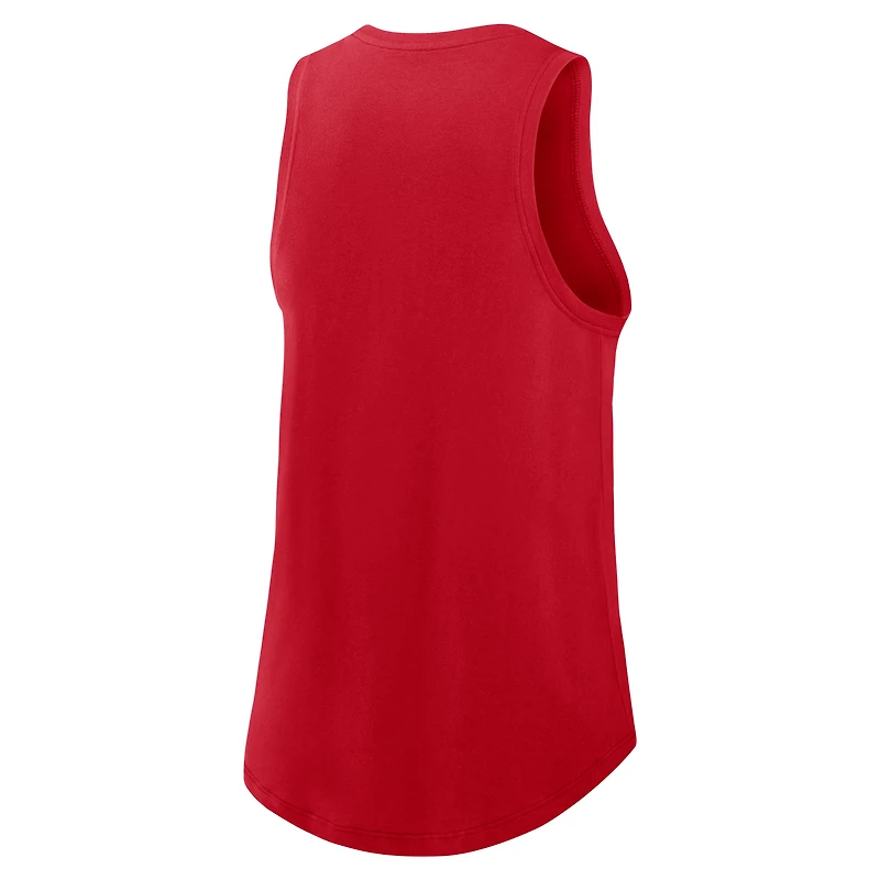 Débardeur Nike rouge à col montant Dri-FIT Legacy Icon pour femme des Cardinals de St. Louis