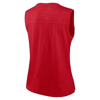 Débardeur rouge St. Louis Cardinals Muscle Play pour femme Nike