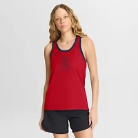 Women's Nike Red St. Louis Cardinals Tri-Blend Dri-FIT Racerback Tank Top