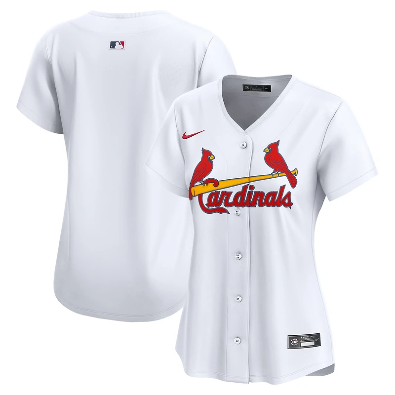Maillot Nike blanc à domicile des Cardinals de St. Louis pour femme