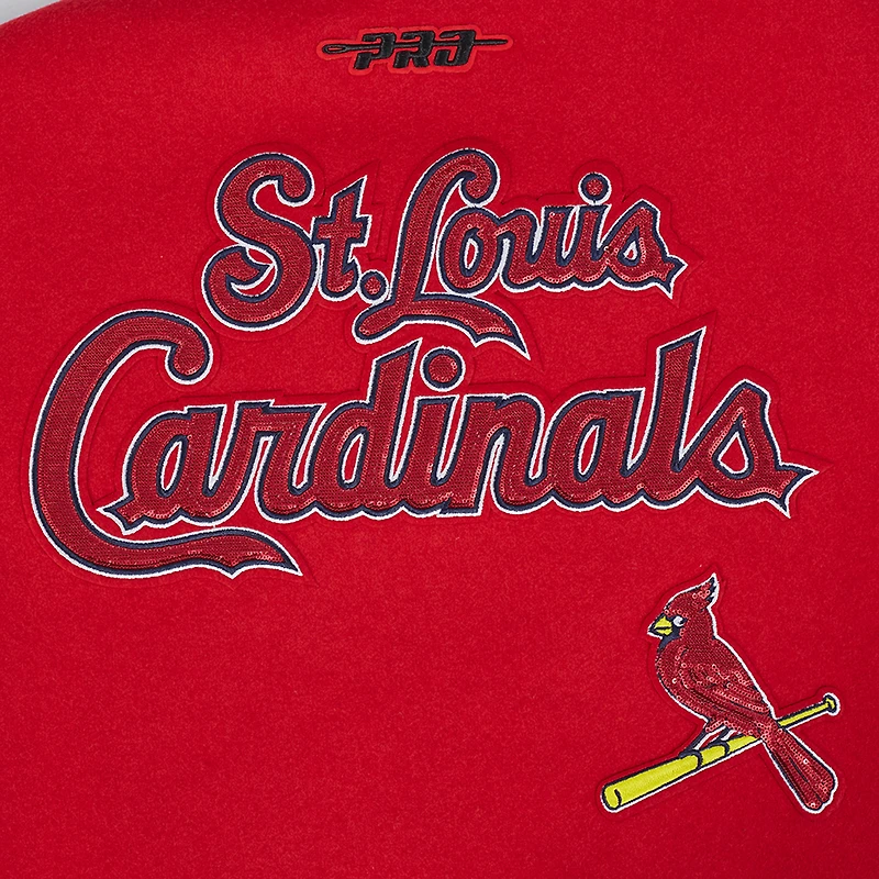 Veste universitaire en laine Game Day Classics Pro Standard rouge pour femme des Cardinals de St. Louis
