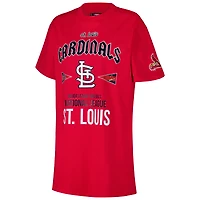 Robe t-shirt surdimensionnée City Tour Pro Standard rouge St. Louis Cardinals pour femmes